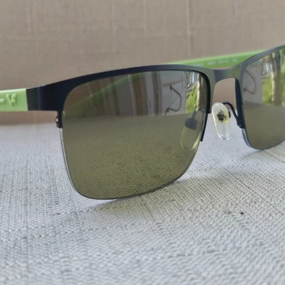 Vogue Men Eyeglasses/Sunglasses Frame Black/Green Tone VO4003 54[]18 140 Half Ri - Picture 2 of 12